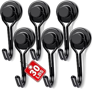 E BAVITE Magnetic Hooks, 30lbs+ Magnet Hook 2026 Cruise Essentials | Heavy Duty Strong Magnets Refrigerator Fridge Hanging for Classroom Beach Vacation Kitchen Grills Home