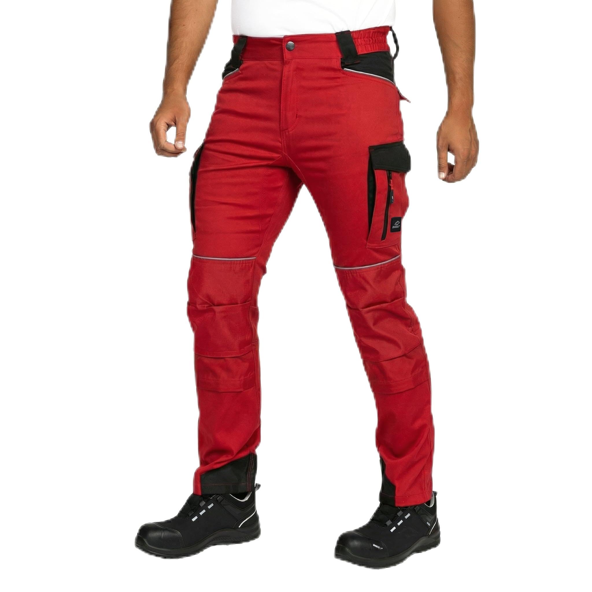 BWOLF Daytona Work Trousers Men's Stretch Work Trousers Cargo Work Wear Men with