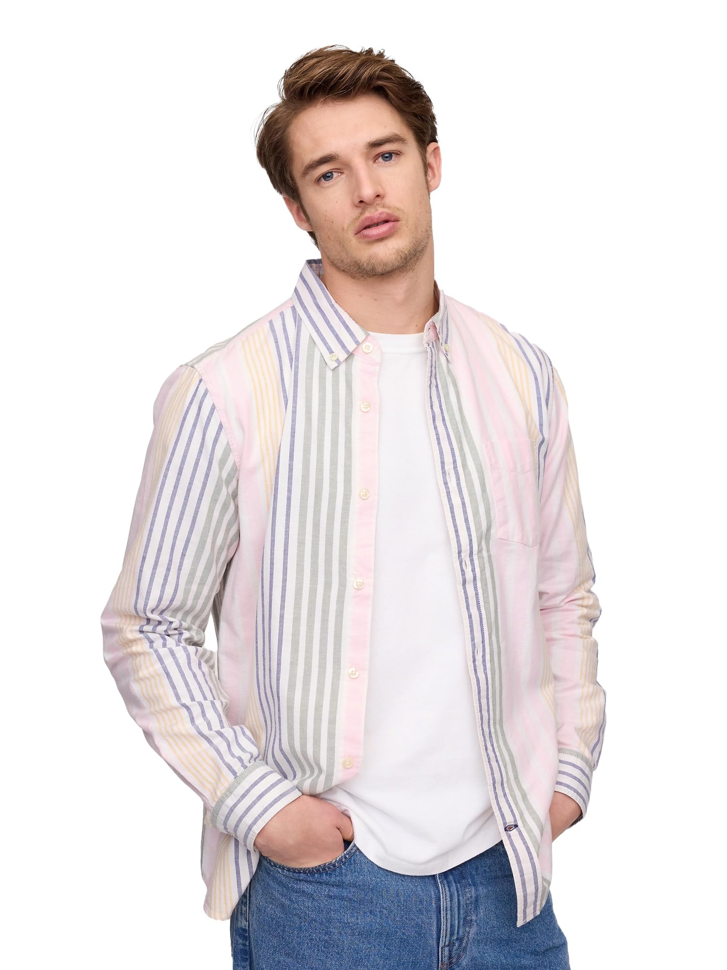 GAP Long Sleeve Oxford Button Down Shirt Men's Shirt