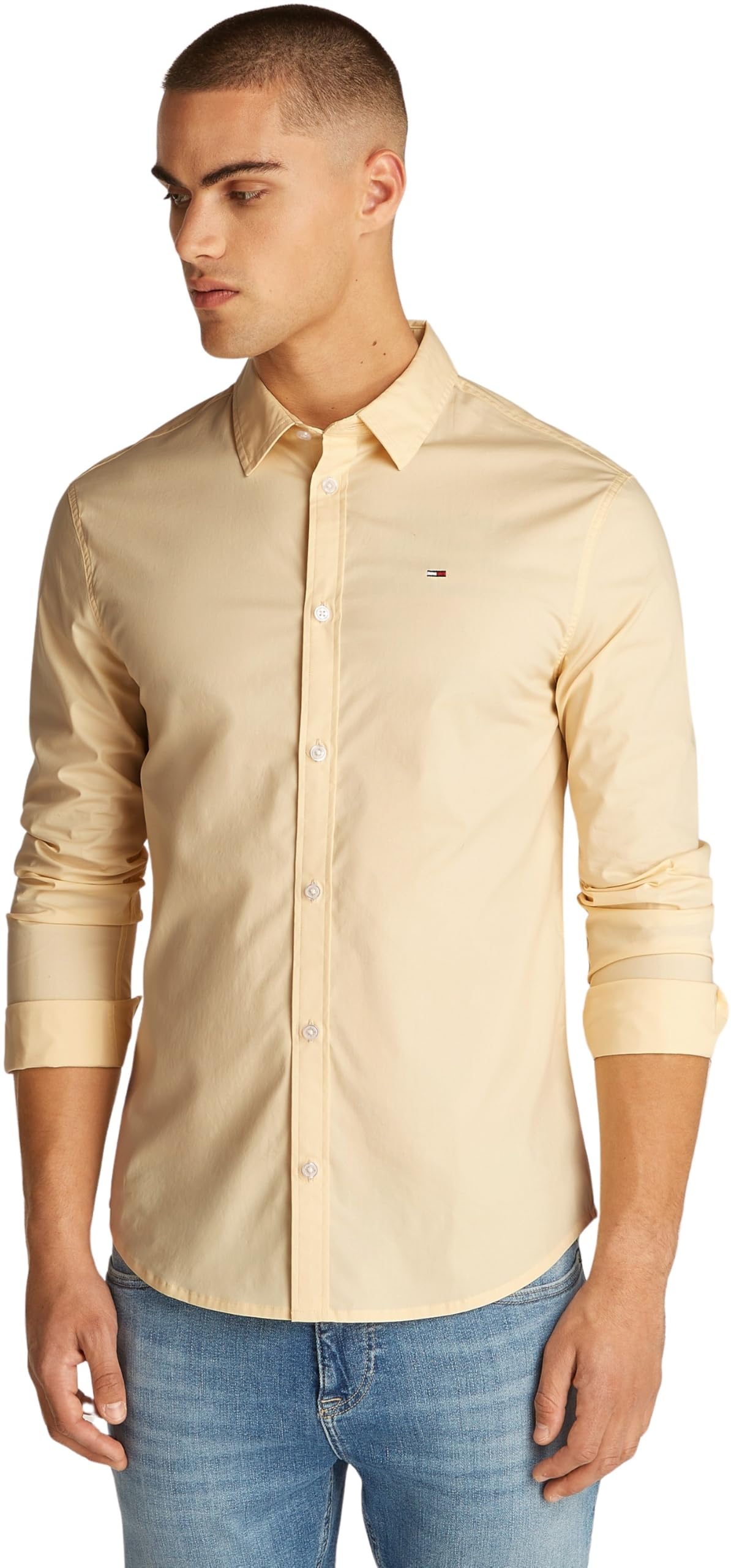 Tommy Jeans Men's Original Stretch Shirt Slim Fit