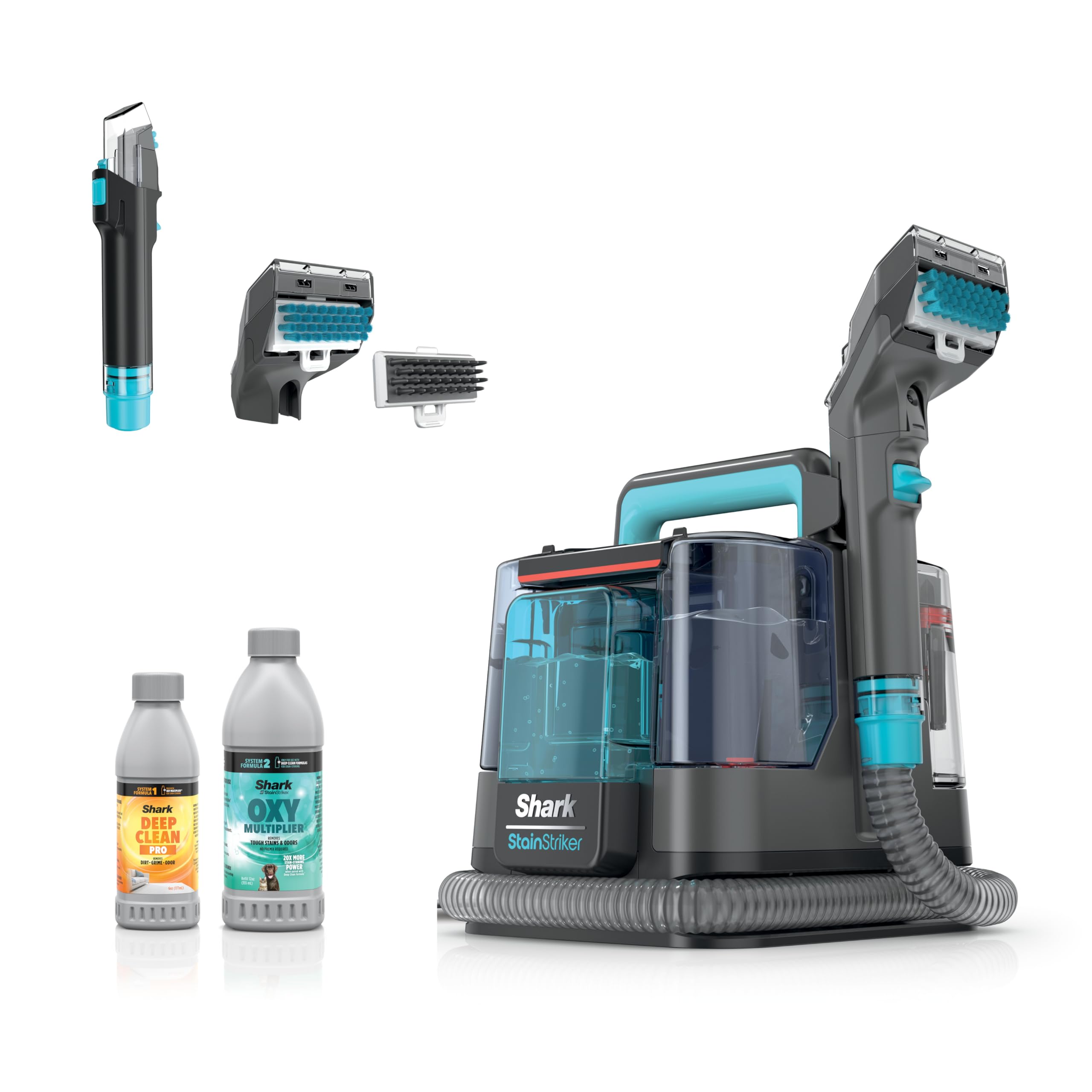 Shark StainStriker Portable Spot & Stain Cleaner, 2 Tools, PX221BRN | For Carpet