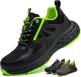 ISOOUS Safety Shoes Men Women Lightweight Work Shoes