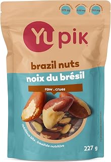 Yupik Raw Brazil Nuts, 227 g, Gluten-Free, Kosher, Shelled, Unsalted, Unroasted, Raw Nuts, Nutritious Healthy Snacks, Rich in Selenium