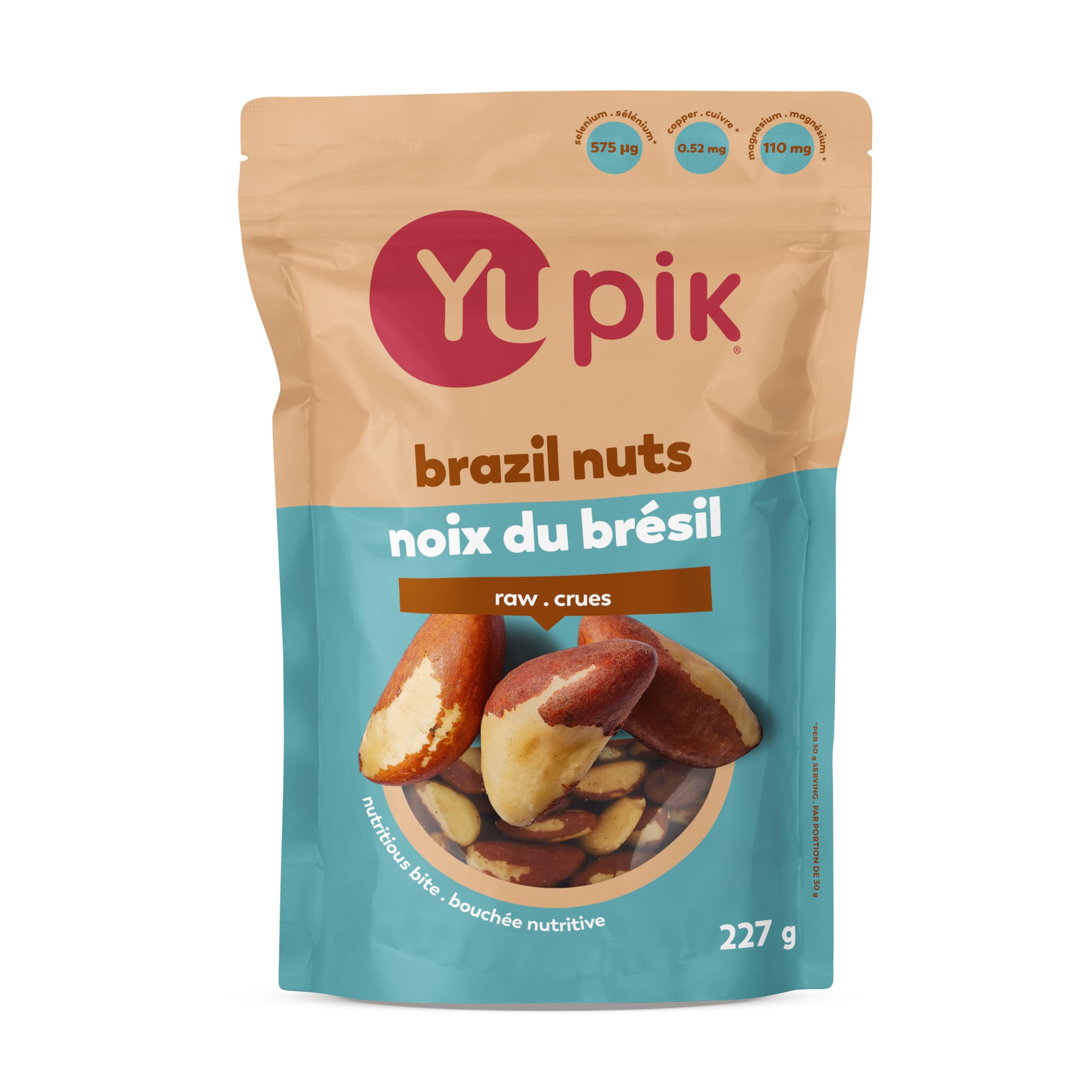 Yupik Raw Brazil Nuts, 227 g, Gluten-Free, Kosher, Shelled, Unsalted, Unroasted,