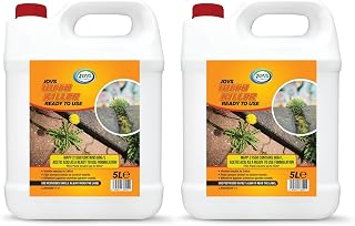 JOVS Weed Killer 2x 5L Ready to Use – Fast Acting Weed Killer Spray for Patios, Paths, Driveways & Gardens – Contains Acetic Acid – Kills Moss & Common Garden Weeds.