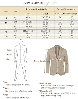 PJ PAUL JONES Mens Casual Knit Blazer Unstructured Sport Coat
