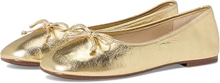 Sam Edelman Women's Alie Ballet Flat, Amber Gold, 11
