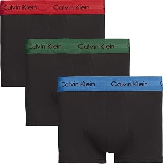 Calvin Klein Men's Boxer Briefs Pack of 3 Low Rise Trunks Underwear