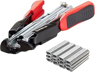 Spurtar Hog Ring Pliers Kit with 1200 Feed Rings