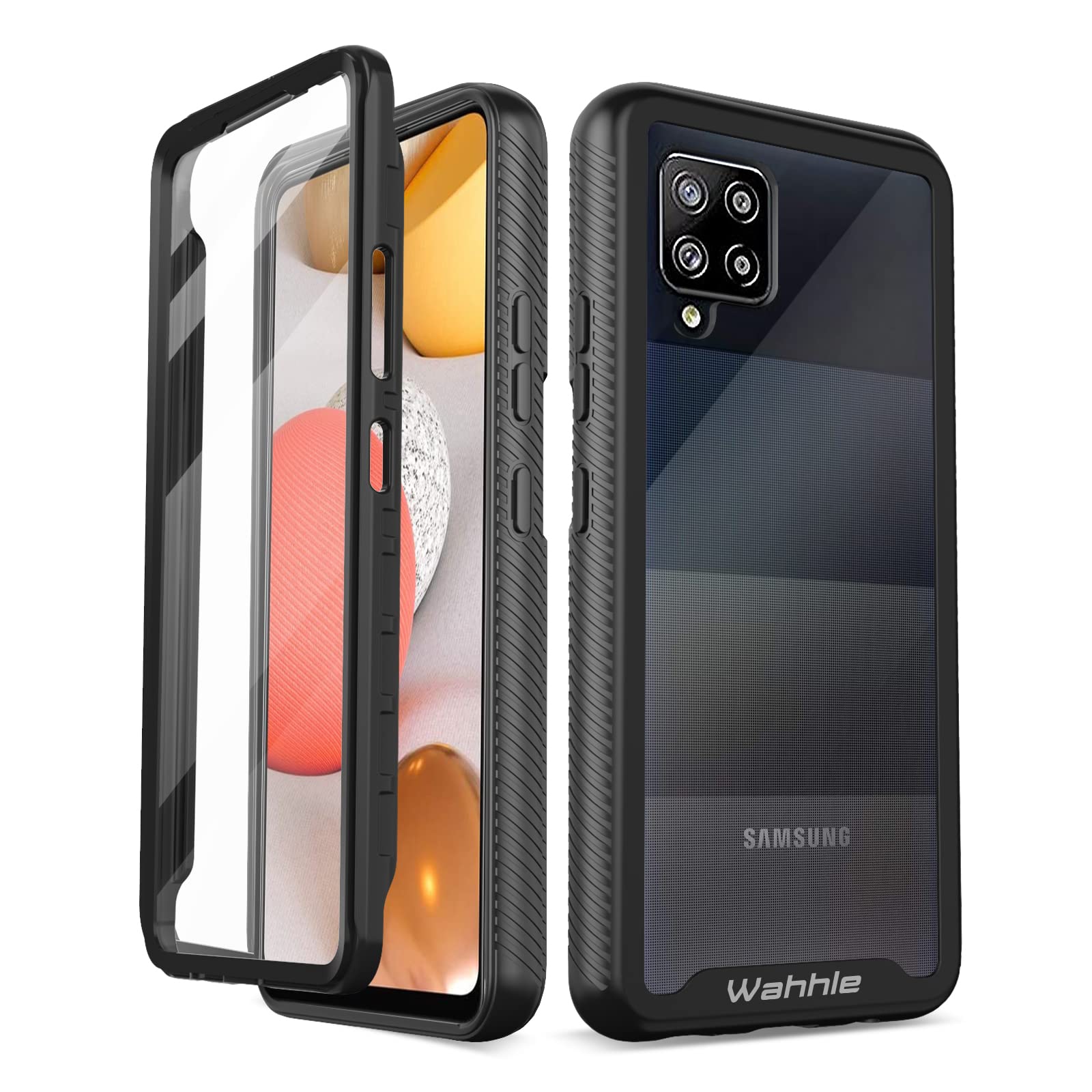 wahhle Compatible with Samsung Galaxy A42 5G Case, Built in Screen Protector Ful