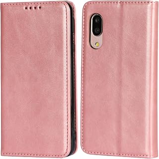【Hamany】 AQUOS sense3 / sense3 lite / sense3 basic/Android One S7/ SHV45 / SH-02M / SH-RM12 case notebook type pen durable abrasion resistant magnetic leather cover - fashion rose gold