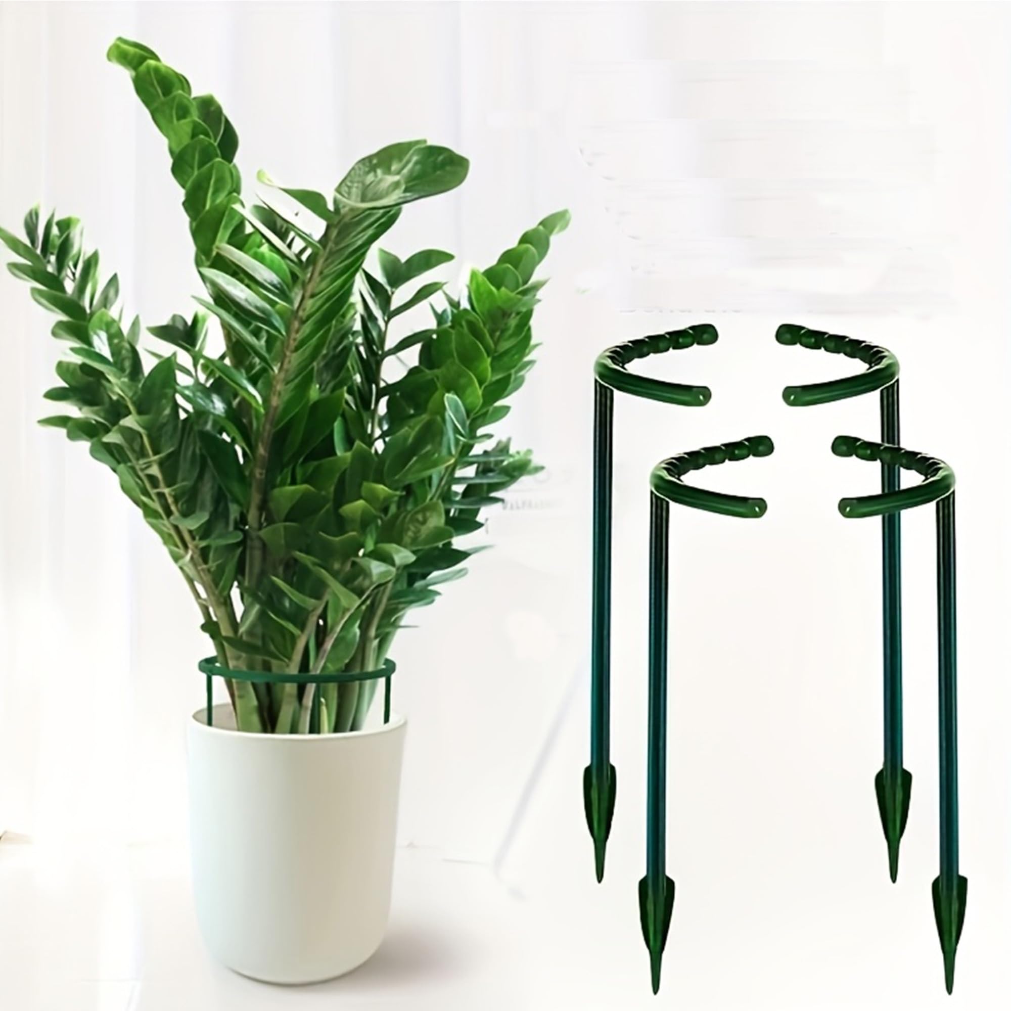 1 Set Half Round Potted Plant Stands Easy Insert Design for Tomato Hydrangea Pot