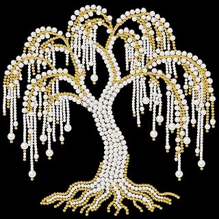 DIYBEADDOT Willow Special Shape Diamond Pearl Painting Kits for Adults,5D Diamond Art Pearl Painting Kits for Beginner, DIY Special Shape Pearl Gem Crafts for Home Wall Decor 11.8 X11.8 Inch