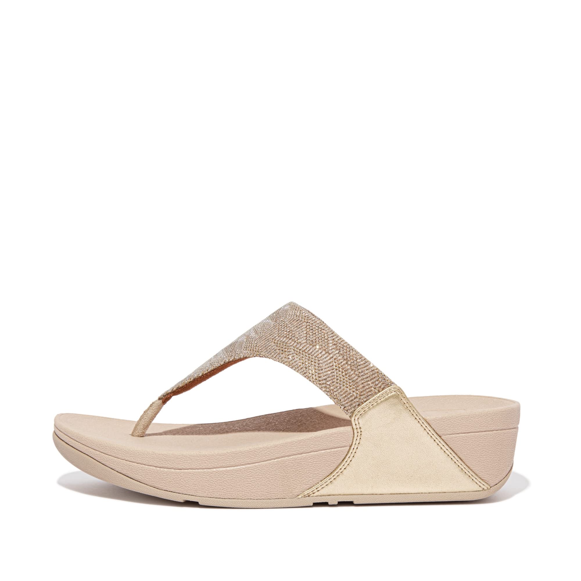 Fitflop Lulu Glitz Toe-post Sandals Sandalias con cuñaMujer