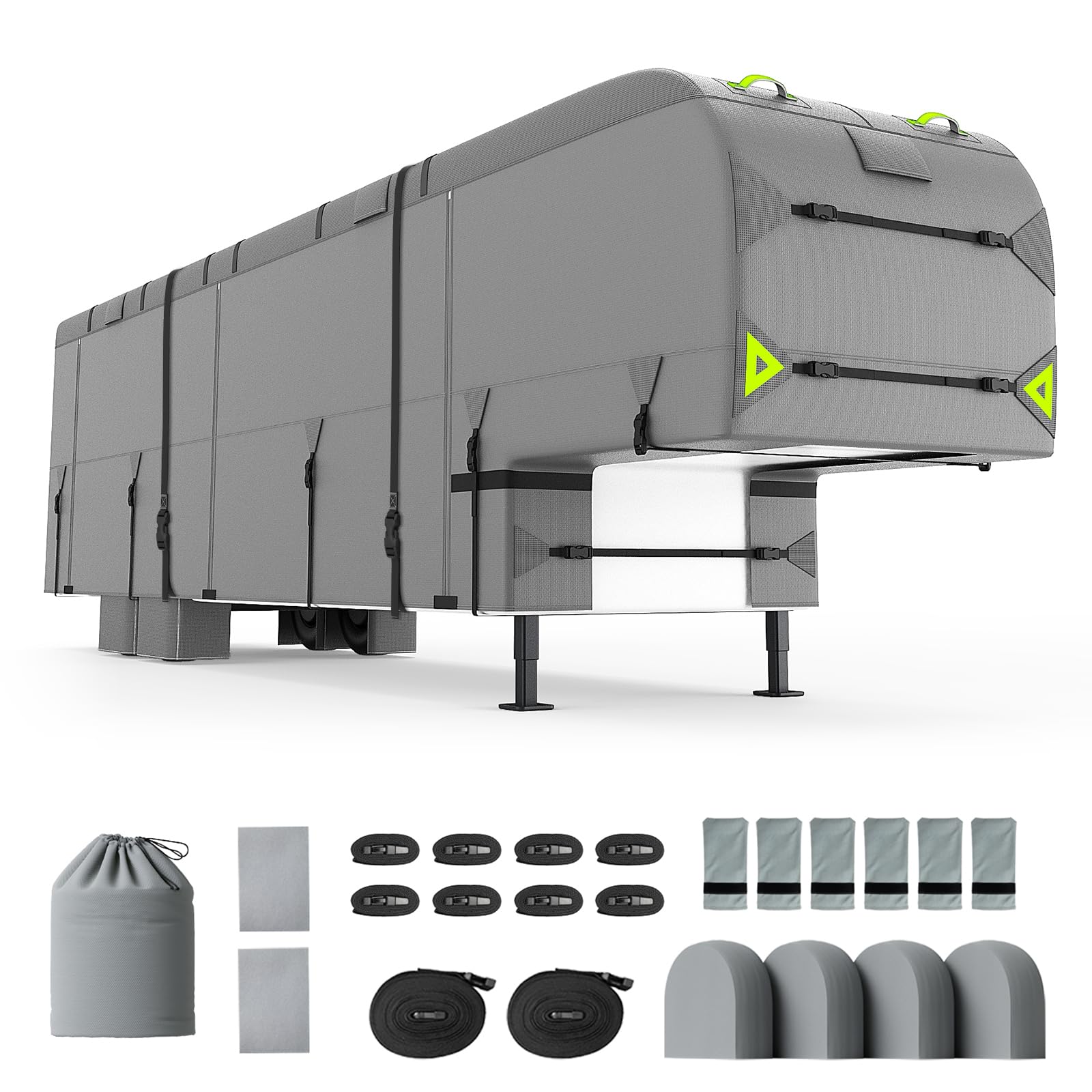 PuroShelt 5th Wheel RV Cover 26-29ft, 7 Layers Fifth Wheel Cover | Waterproof 5t