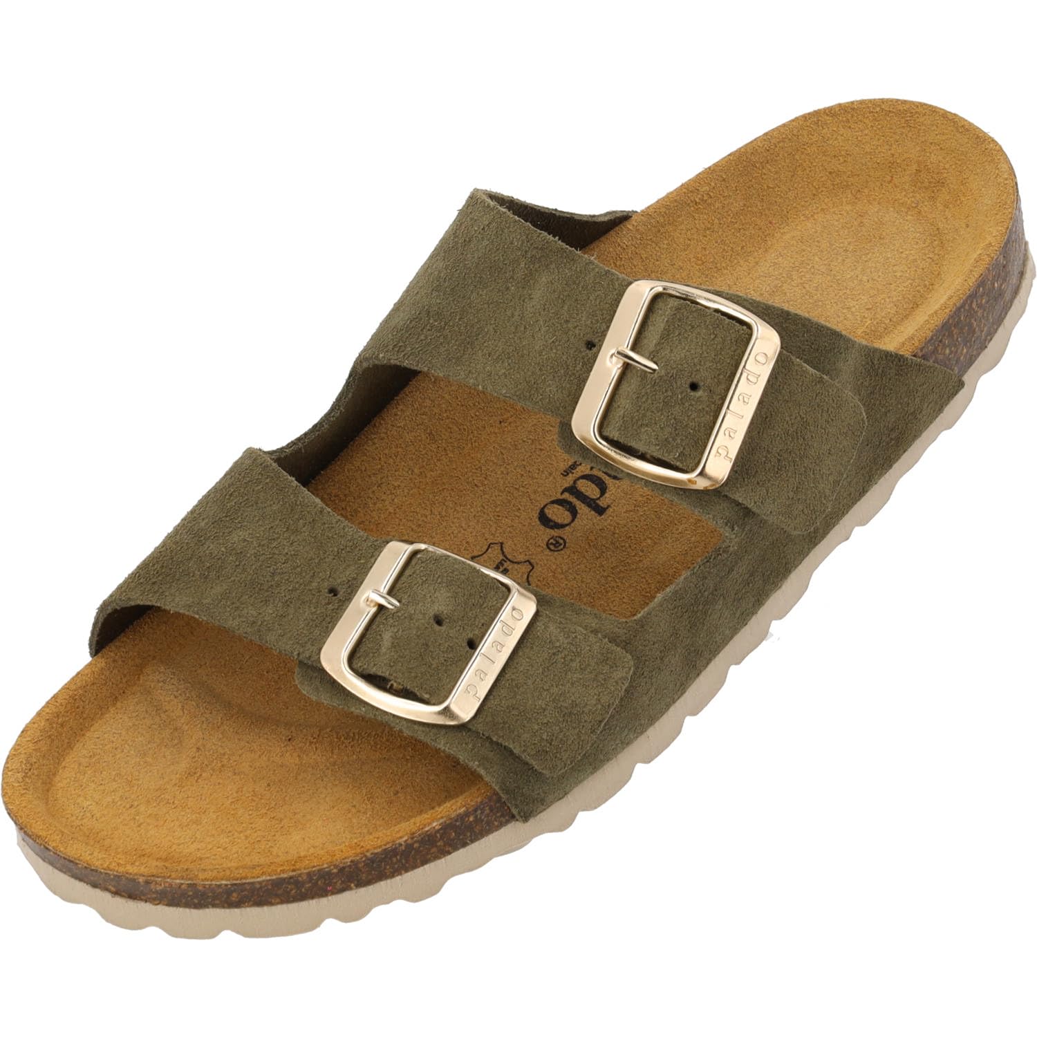 Palado Women's Corfu Suede Premium Leather Mules - Comfortable Sandals Made in S