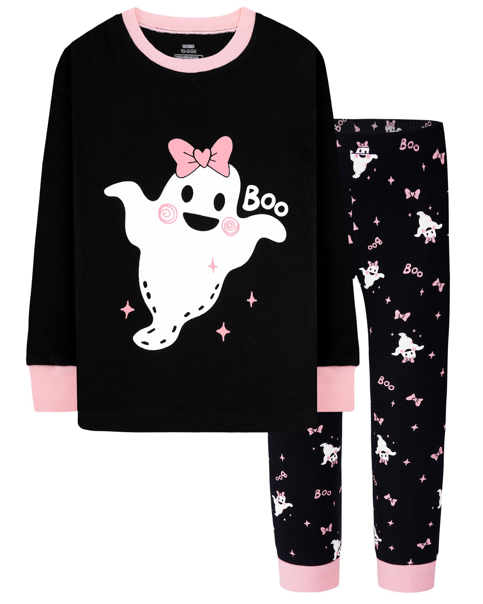 DAUGHTER QUEEN Boys & Girls 100% Cotton Halloween & Christmas PJS 18M-12Y | Soft