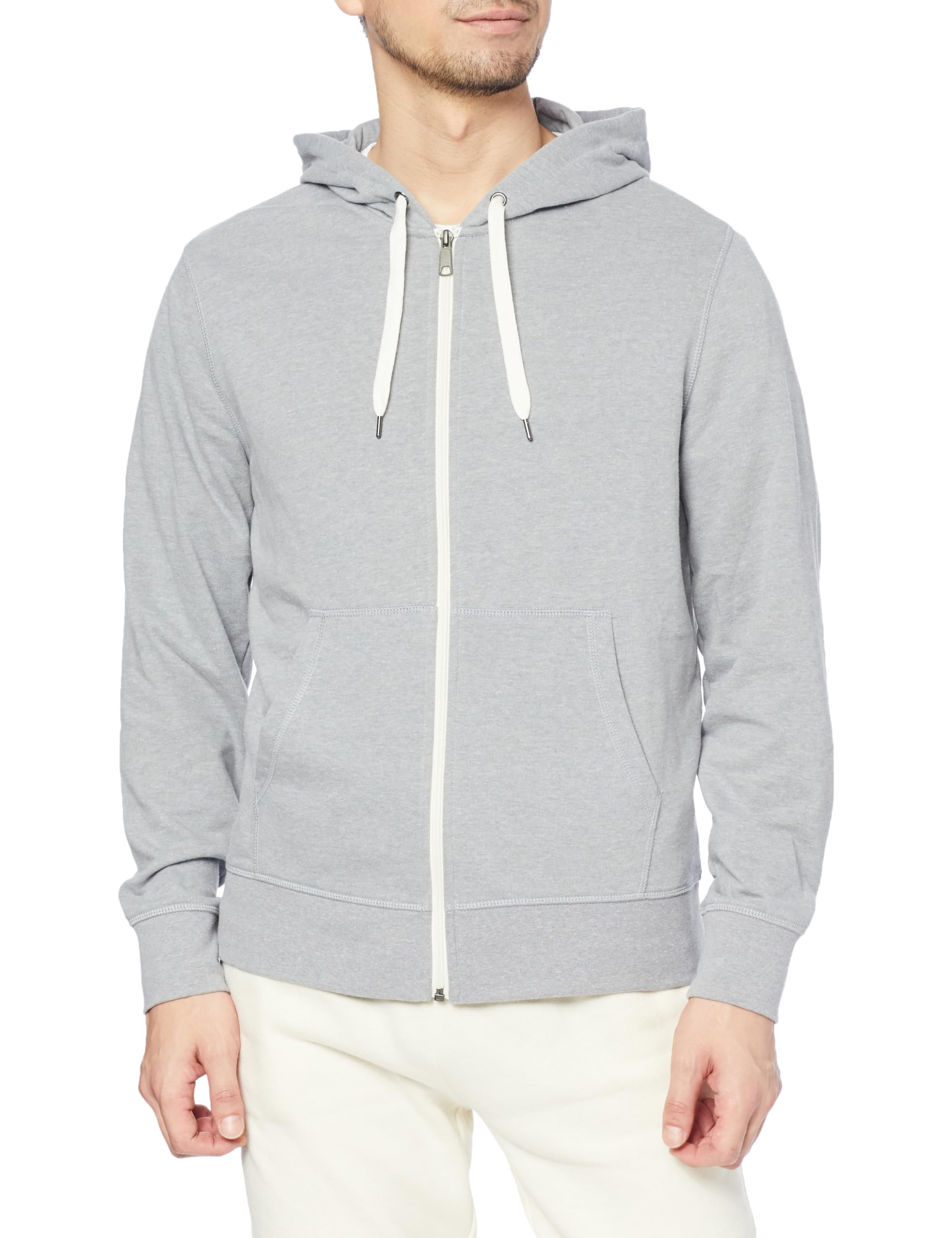 Amazon Essentials Zip-Up Hoodie, Lightweight, French Terry, Loose Fit, Men's