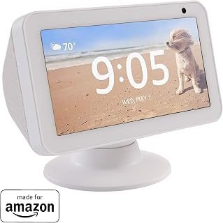 Made for Amazon Tilt + Swivel Stand for the Echo Show 5 - White