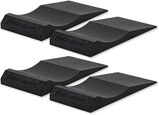 Race Ramps FlatStoppers Foam Tire Saver Storage Ramps, 14 In Wide, 4-Pack | Solid High-Density Foam with Non-Skid Base Cradles the Tire While Parked or Stored, Drive-On Design, No Jack Needed