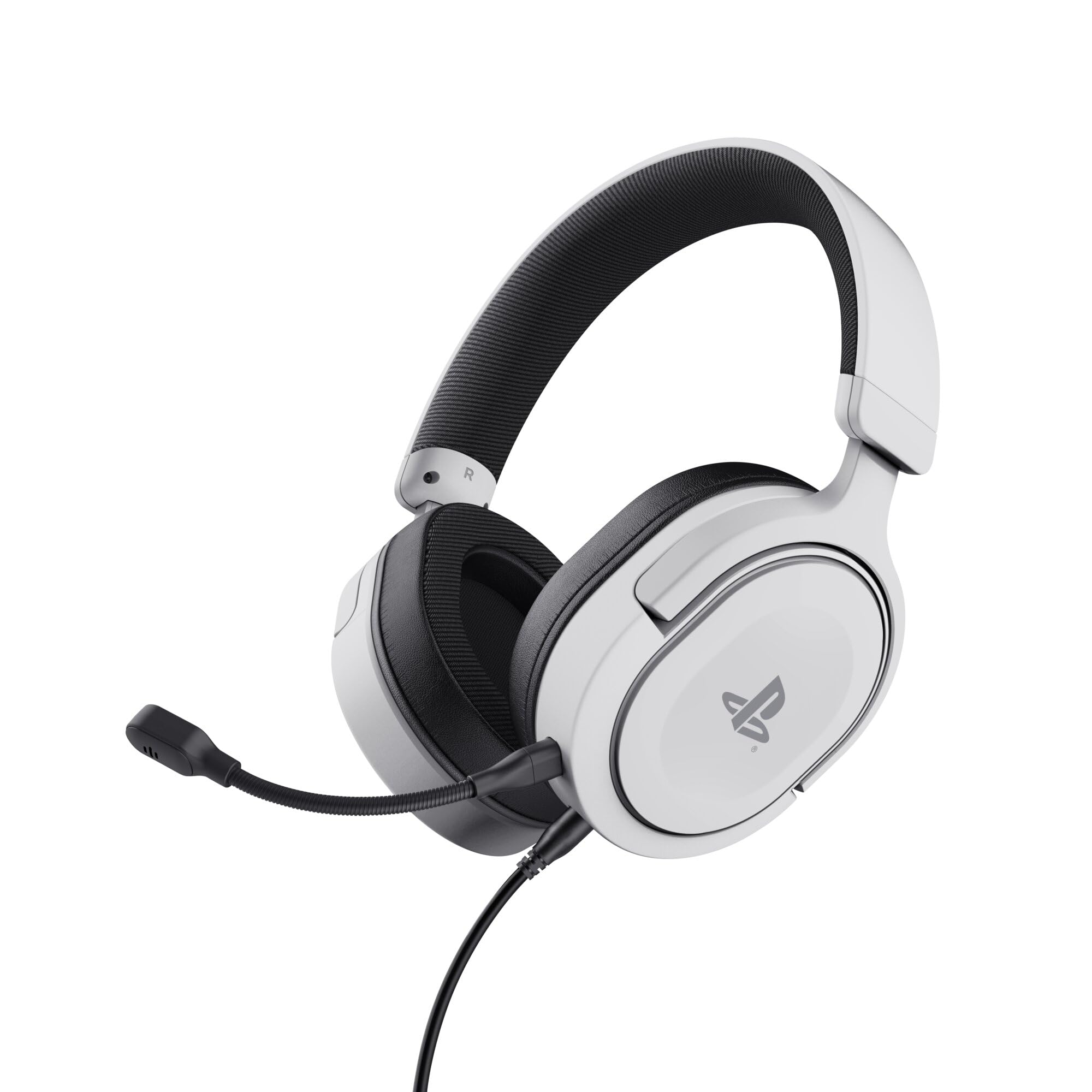 GXTrust Forta Gaming Headset Officially Licensed for PlayStation 5, White | Over