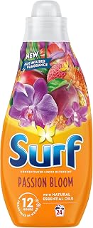 Surf Passion Bloom Laundry Washing with a joy-infused fragrance & essential oils lasting up to 12 hours in wear Liquid Detergent for brilliantly clean results 24 washes