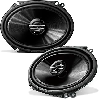 PIONEER G-Series TS-G6820S 6" x 8" 2-Way Coaxial Car Speakers 250W Max | Great Stock Upgrade, Balanced Sound + Smooth Treble, High-Efficiency Speaker Designed for OEM Power