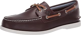 Sperry - Scarpe da barca da uomo in peluche, lavabili, Marrone (Marrone), 36 2/3 EU