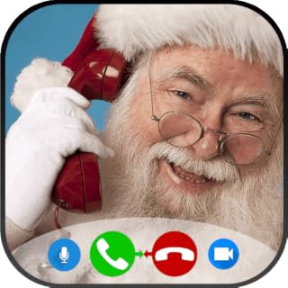 Talk with Santa Claus - Prank Video Call & Voice Call from Santa Claus - Gift Game Prank For Kids ❌ (NO ADS)