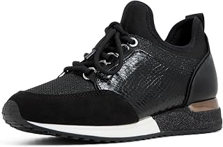ALDO レディース コートウッド ファッション レースアップ スニーカー US サイズ: 5 カラー: ブラック