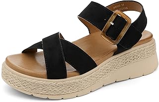 UBFEN Womens Espadrille Platform Sandals Orthopedic Support