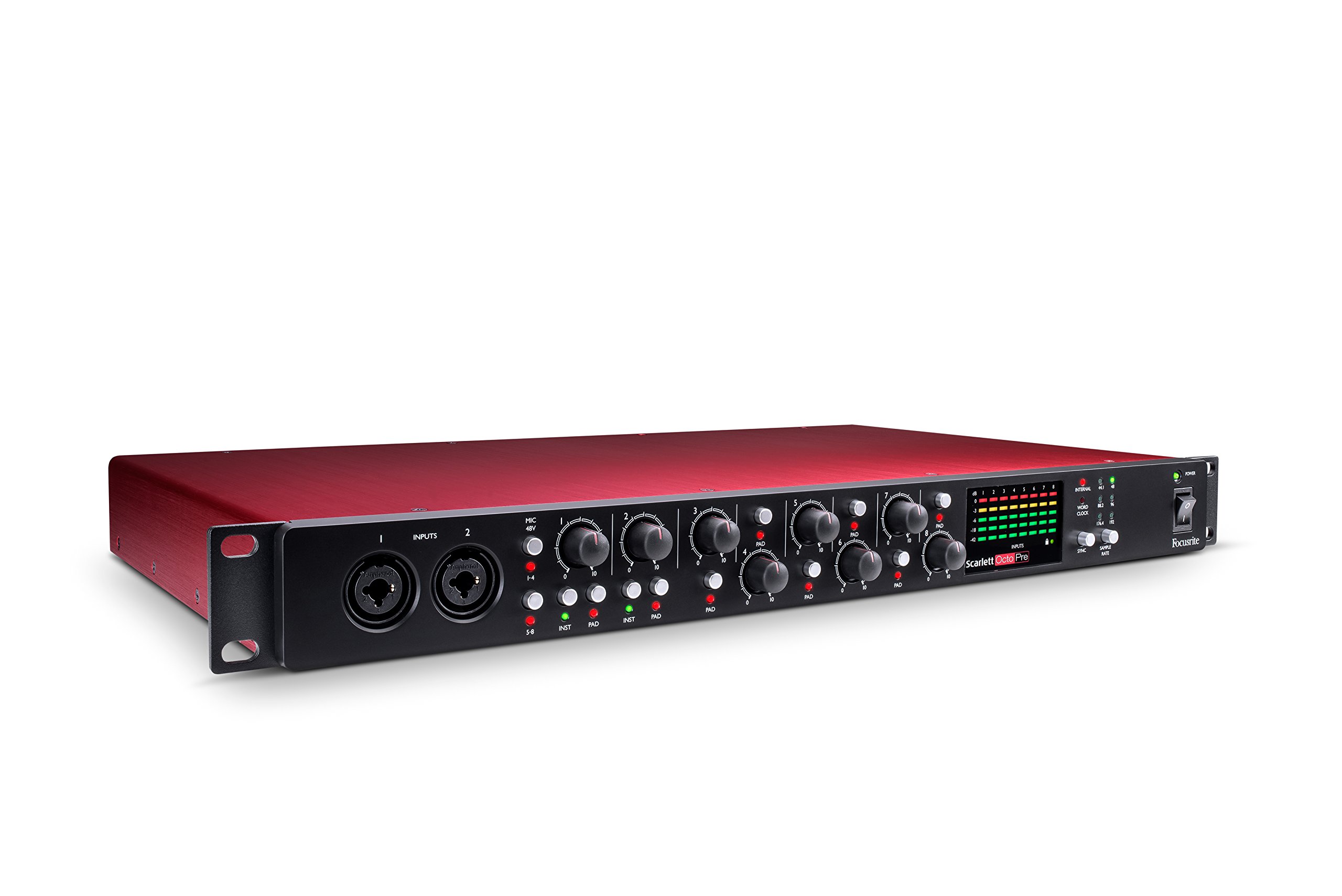Focusrite SCARLETT-OCTOPRE 8-Channel Mic Preamps (Cubase LE Included) | ADAT exp