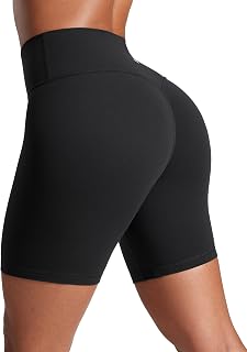CRZ YOGA Secretsculpt Biker Shorts 4"/6" | Booty Scrunch Butt, Butterlift, Buttery Soft, Moderate Compression, Workout, Pilates, No Front Seam, High Waist, for Women