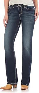 Wrangler Women's Retro Mae Mid Rise Stretch Boot Cut Jeans Plus Size