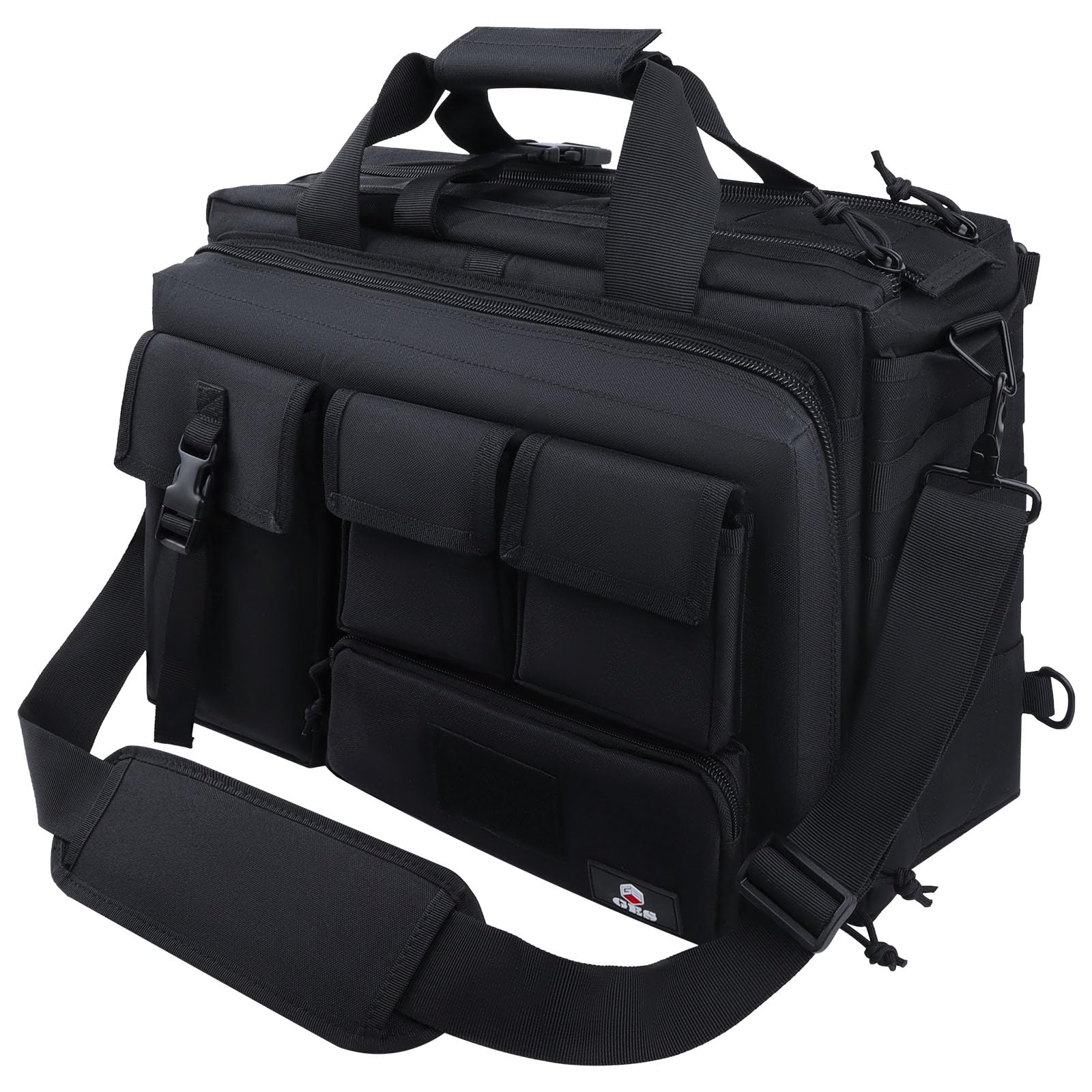 GES Tactical Messenger Bag for Men, 17.3 Inch Military Laptop Briefcase for Work