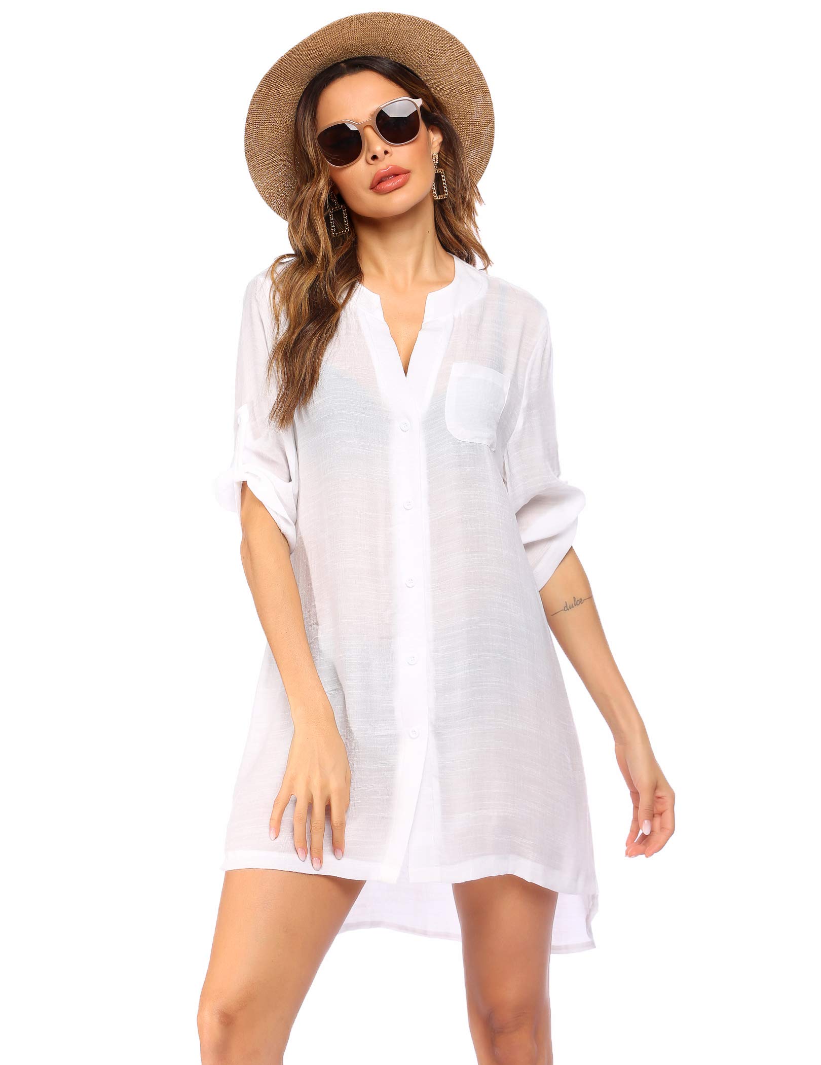 Ekouaer Women Cover Up Women's Swimsuit Cover Up