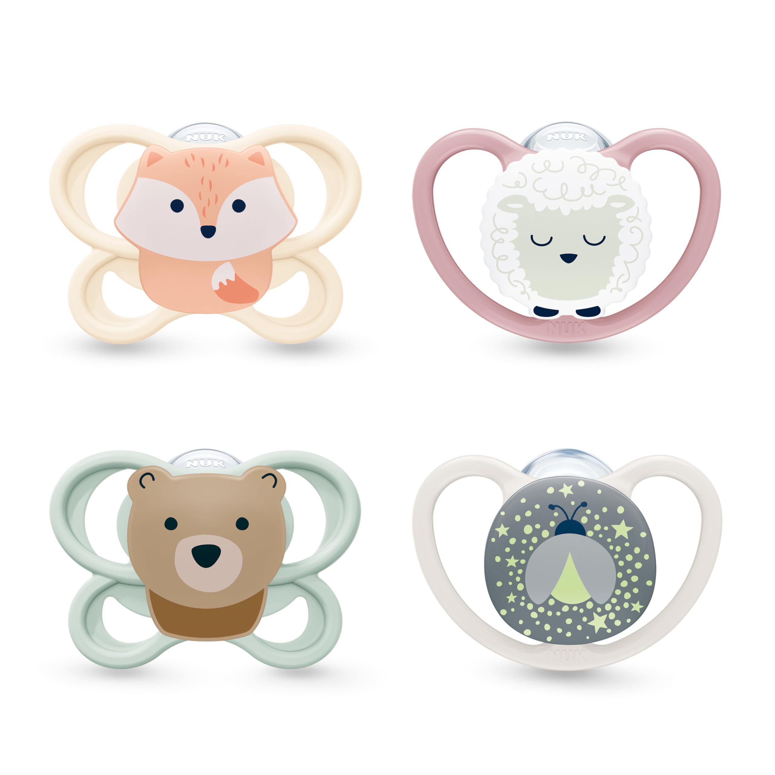 NUK Perfect Match Air Baby Pacifiers, 0-6 Months, Orthodontic Pacifiers that Pro