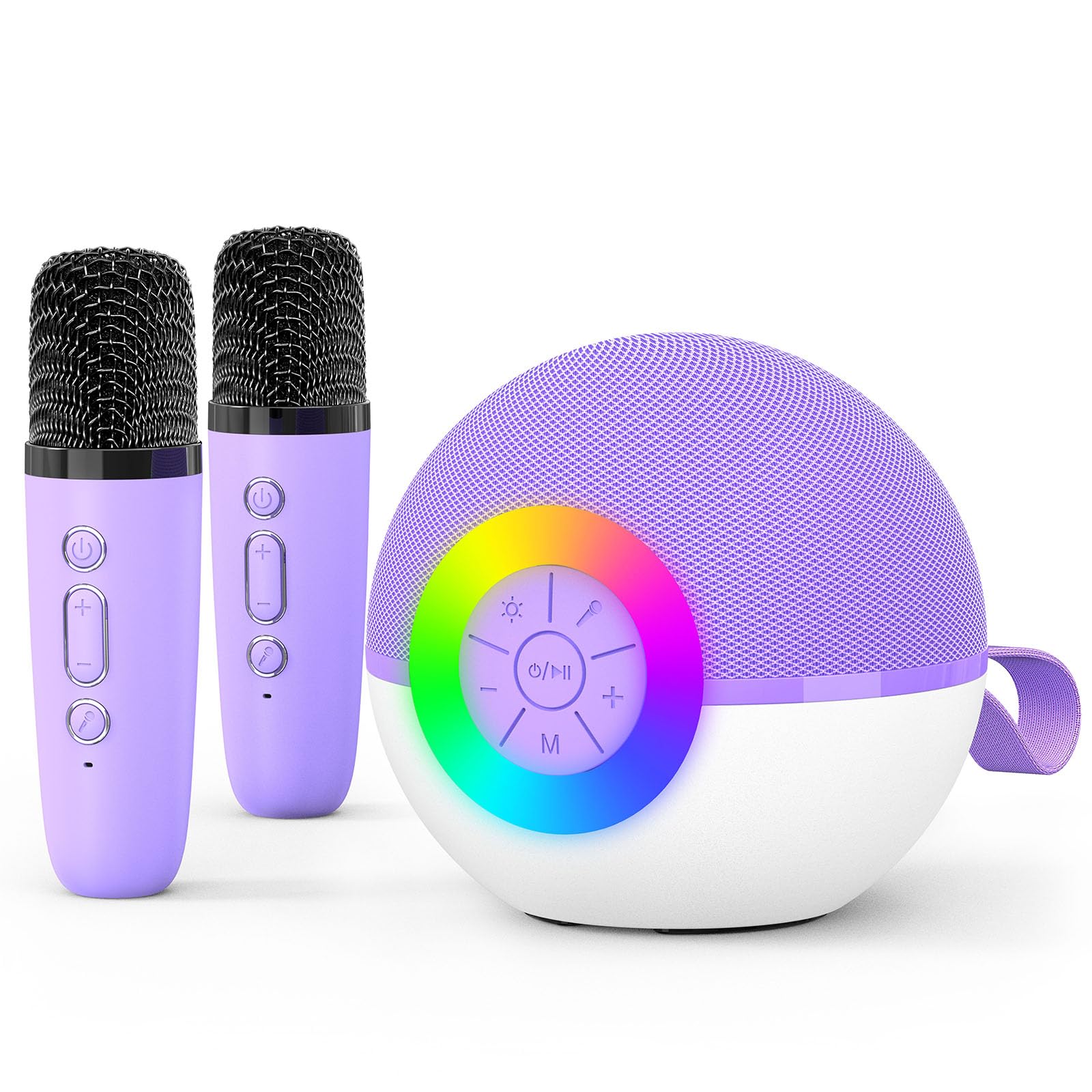 goopow Mini Karaoke Machine Speaker for Kids Adults, Portable Bluetooth Micropho