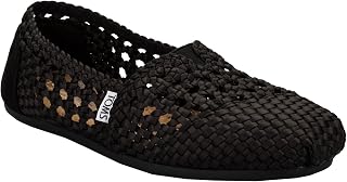 TOMS Womens Classics Black Satin Woven 39