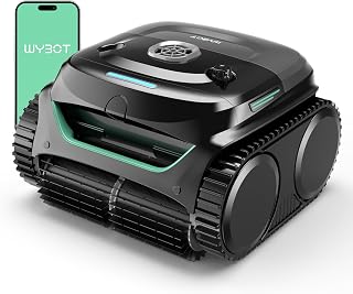 WYBOT C2 Cordless Robotic Pool Cleaner, Pool Vacuum for Inground Pools (Renewed)