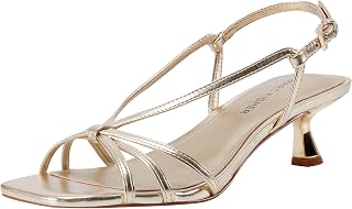 Marc Fisher Femme Raveny Sandale à Talon, Or 710, 35 EU