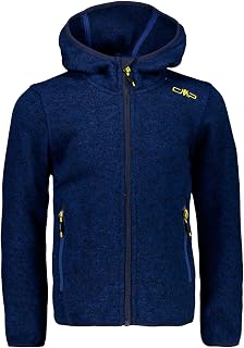 CMP Kids' Knit Tech Jacket with Fixed Hood Kid G Jacket Fix Hood