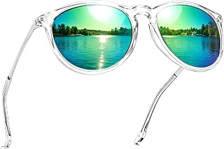 TJUTR Polarized Mirrored Sunglasses for Women Men UV400 Protection