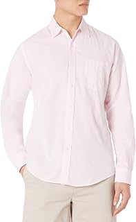 Amazon Essentials Men's Casual Poplin Long Sleeve Regular Fit Shirt