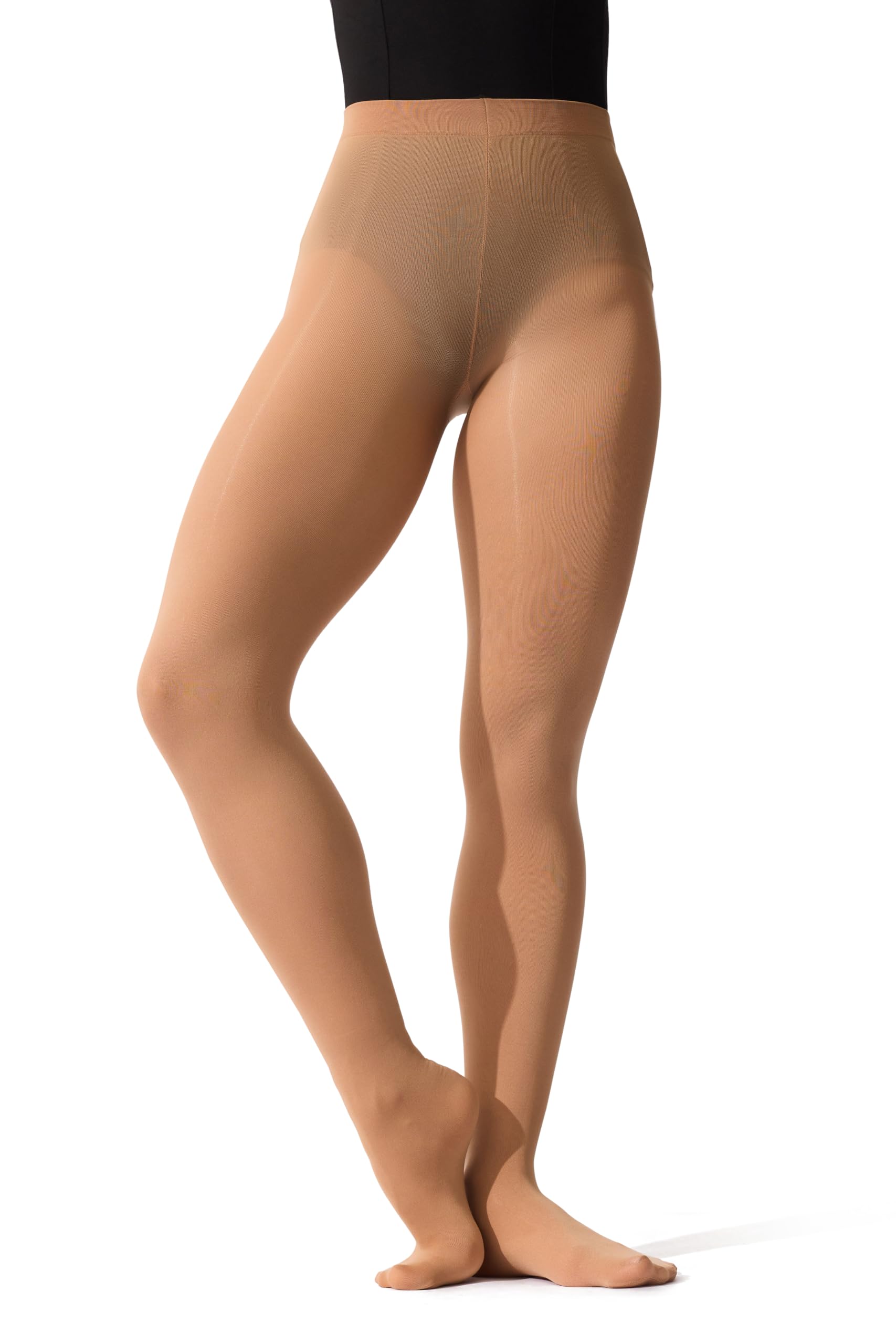 Capezio Ultra Soft Self Knit Waistband Transition Tight