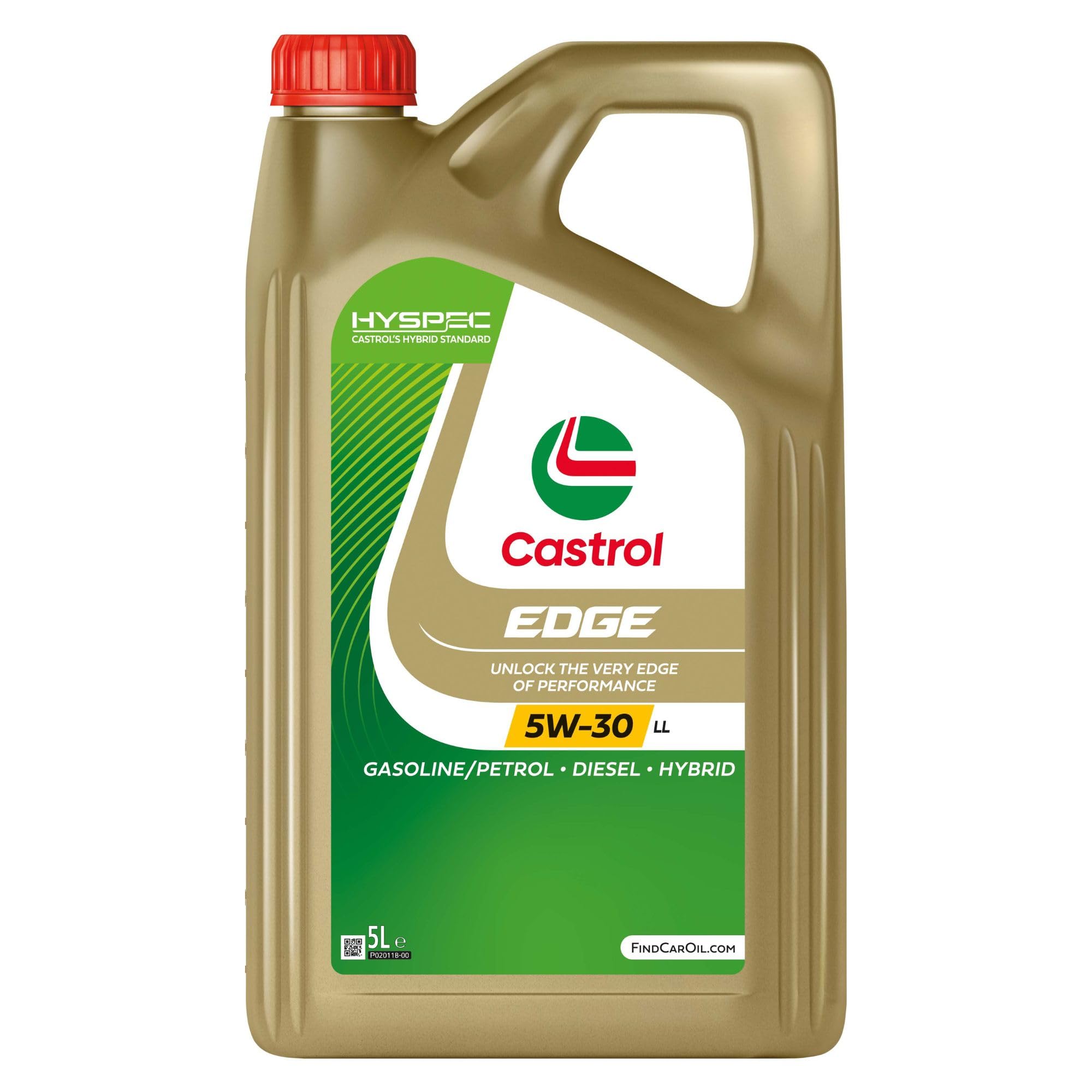 Castrol EDGE 5W-30 LL Advanced Full Synthetic Engine Oil, 5L