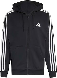 adidas Men's Essentials 3-Stripes French Terry Hooded Jacket