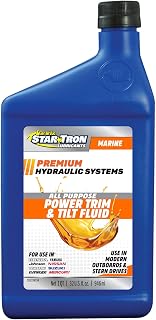 STAR BRITE Power Trim &amp; Tilt Fluid - Formulated for Maximum Pump and Seal Life With Special Anti-Wear, Anti-Foam Additives, Superior Lubrication Additives and Corrosion Inhibitors