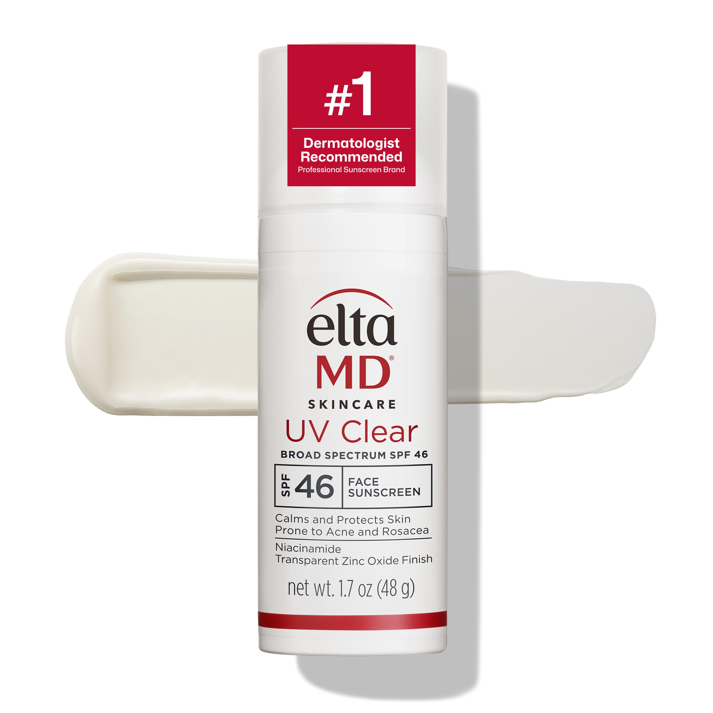 EltaMD UV Clear Face Sunscreen with Zinc Oxide, Oil-Free, SPF 46 and SPF 50 | Ca