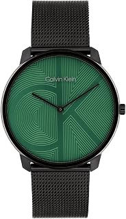 Calvin Klein Analogue Quartz Watch for Men and Women Iconic Mesh Collection